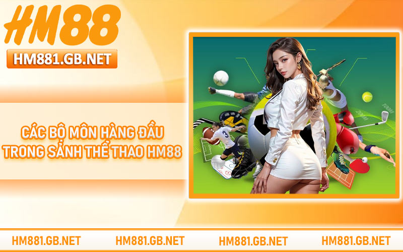 Các bộ môn hàng đầu trong sảnh thể thao HM88